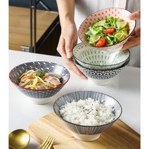 베스트바이서울 예쁜 일본 면기 그릇 식기 세트, M4