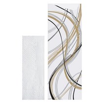 Hoffmaster 367498 호프마스터 117502 플라이 티슈 냅킨이 있는 미스틱 커트러리 파우치 912인치 x 314인치600팩