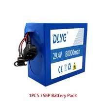 전기자전거배터리 자전거발전기 밧데리 29.4V 7S6P 80000mAh 18650 충전식 리튬 팩 스쿠터 휠체어 250W 500W 1000W BMS