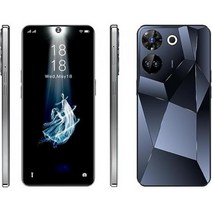 [해외] 언락폰 자급제폰 Echoamo 5G Unlocked Cell Phones 6G+128GB Dual Sim Mobile Phone U20, Black, one option, 블랙