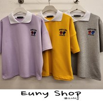 [으니샵] 헬로카라반팔티 카라티셔츠 여름카라티 여름반팔티 여성반팔티 여자반팔티 10대 20대 중고등학생