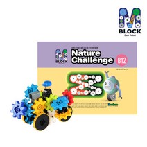 엠블럭 [러닝리소스] 기어로봇 교육블럭 B-12호 40pcs+교재 3세이상, 엠블럭 B-12호