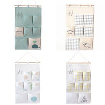 월포켓 벽걸이 수납 포켓 주머니 정리함 영수증 소품 수납, 블랙써클