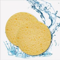 D&K 셀룰로오스 클렌징 스폰지 2개입, 1개