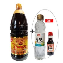 홍일점 홍게맛간장 골드 1.8L+홍게맛장 200ml+해표 물엿 700g, 1.8L