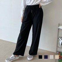 밴딩바지 배기 빅사이즈 스판 면 긴바지 배기팬츠