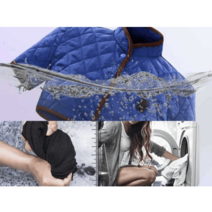 어깨 온찜질기 핫팩 복대 충전식 수면조끼형 열조끼, 2XL 120-135캐티 블랙