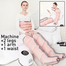 공기압다리마사지기 종아리기 발기 기 안마기 기공기압 풍마 3종 모드 공기 압축 부츠 순환 공기파 압력 시스템 이완, 110v 유럽 연합 플러그 분홍색 포장 b