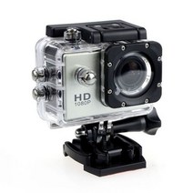 카메라 HD 디스플레이 다기능 2.0 인치 수중 방수 비디오 레코더 스포츠 휴대용 내구성, Silver Gray