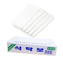 [프리미엄] 맑은 일회용 식탁보 (겉박스의 프리미엄 마크를 확인하세요), 평판 50매, 1개