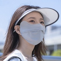 기미 존 커버 차단 마스크 골프 자전거 쿨 운동 쿨링 냉감 자외선차단 등산 누구나 마스크, 그레이