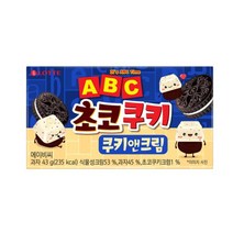 칠성 사무실간식 탕비실간식 롯데 ABC초코쿠키 쿠키앤크림 과자세트 간식추천 43G 32개, 30세트