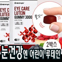 90꾸미x2통 루테인 젤리 초등학교 키즈 부모님선물 눈에 좋은 음식
