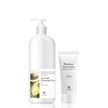 어스로하 대용량 아보카도 클렌징폼 썬 로션 50ml 세트, 단품