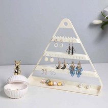 블링 3단 귀걸이 진열대 행거 아이보리 액세서리보관