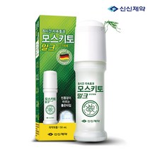 신신제약 모스키토 밀크 50ml 8시간 지속 롤타입 깔끔한 모기기피제, 1ea+마술패치
