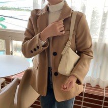 타니즈 위스티 여성 테일러드 투버튼 울 모직자켓
