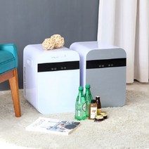 벨류텍 차량용 화장품겸용 냉온장고, 20리터 실버색