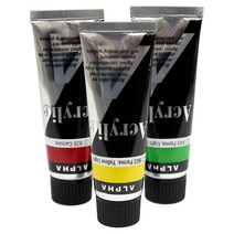 [동화오피스] 알파 아크릴물감 50ml / 일반색 낱색, 948 PermaYellow Green