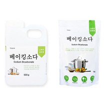 천연세제 베이킹소다 과탄산소다 구연산 다목적 세정제 표백제 다용도 세제, 베이킹소다+과탄산소다
