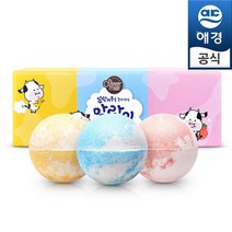 애경 샤워메이트 말랑이 밀키 버블 배쓰밤 80gx3입