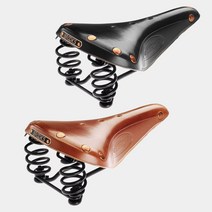 브룩스 플라이어 스페셜 가죽 스프링안장, 블랙, 1개