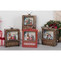 바이블코리아 특별한 X-mas 소품 크리스마스 TV 워터볼 4Type, B 트리