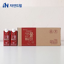 행사 자연드림 마그네슘강화 기픈물 330ml x (54개입) (멸균종이팩생수/심층수)