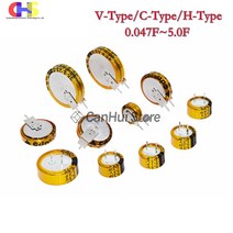 슈퍼 캐패시터 콘덴서 5.5V 슈퍼 커패시터 0.1F 0.22F 0.33F 0.47F 1F 1.5F 4.0F 패러드 CDA H-타입 버튼, 18 5.5V 0.22F H-Type