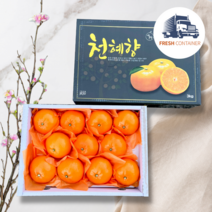 [국내산 100%] 제주 고당도 천혜향 천혜양 제주도 만감류 선물세트, 선물용 5kg (20과수내외 / 대과)
