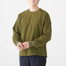 무인양품 남성용 플란넬 풀오버 리브 셔츠 M9AC774