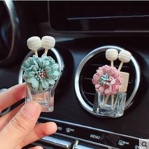 예쁜 차량용 방향제 송풍구클립 자동차디퓨저 새차선물 방향제리필 예쁜차량용품 여성용, 핑크