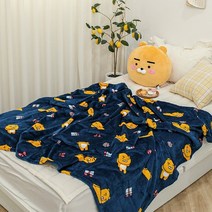 카카오프렌즈 밍크 소프트 담요150x200_라이언