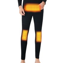 캠핑 겨울용 온열 속옷 USB 배터리 전원 전기 보온 난방 모터사이클 의류 긴 바지 남성 및 여성용 전기, 05 Male Pants_04 XL