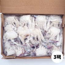 절단꽃게 S M L 2L 3L 450g 꽃게탕 냉동꽃게 냉동게, 450g (S), 3팩
