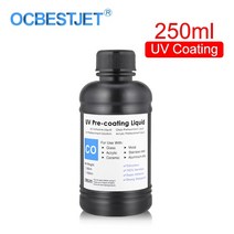 엡손 잉크 250ml uv 평판 프린터 용 무취 uv 코팅액은 부드러운 재료 유리 나무, 협력사