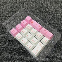 oem키캡 키보드 레트로 한무무 기계식 덮개 자판 키보드스킨, FREE, PBT 숫자 영역 벚꽃 불투과 키 보내기