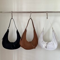 엘베라노 aster 라운드 나일론 스웨이드 여성 호보백 6color