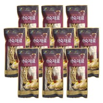 국산 삼계탕 재료 삼계탕티백 100g 황기 듬뿍! 백숙 한방 약재 모음, 100g 10개입