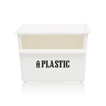 클린업 분리수거함 45L 1P, 화이트