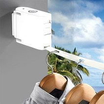 비바그린 늘어나라 쭉쭉이 건조대 스마트빨래줄 화이트, 1개