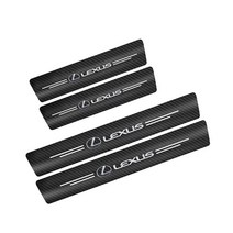 자동차 도어 문턱 스티커 렉서스 CT ES NX IS250 CT200h IS300h 가드 실 스커프 플레이트 페달 커버 트, [01] 4PCS-Lexus, 01 4PCS-Lexus