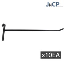 JNCP 휀스망 일선후크 10EA 후크 고리 악세사리 걸이 진열 메쉬망 네트망 철망, 블랙(25cm)x10EA, 10개