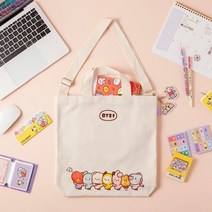 BT21 미니니 에코백 2탄 보조가방 크로스백, 단체