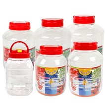 이안에다있다 국산 PET 담금주병 과실주병 매실통 효소통 발효용기 담금주통 과실주통 매실병, 1개, 12L