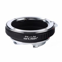 K&F PK-L/M PENTAX K 렌즈를 Leica M 카메라에 사용하는 렌즈 변환 어댑터 내부무반사코팅