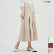 스파오 린넨 랩 롱 스커트_SPWH924G27