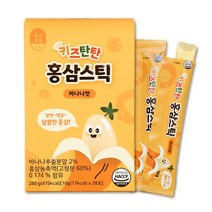 풍년보감 키즈탄탄 어린이 홍삼 젤리 스틱 바나나맛, 280g, 1박스
