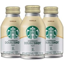 스타벅스 더블샷 바닐라 275mlx12캔, 12캔, 275ml