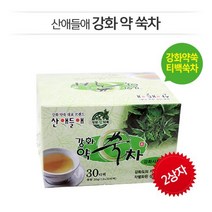 강화사자발쑥 [산애들애] 강화약쑥 티백차 30티백 x 1박스, 2box, 2개
